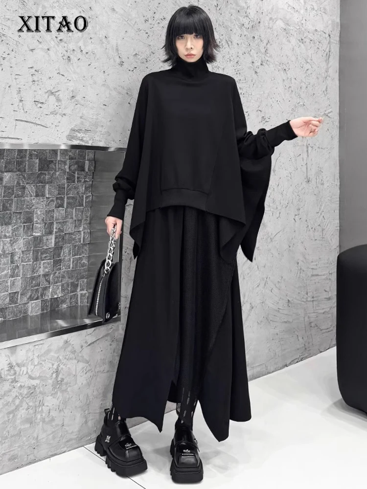 XITAO Casual Full Sleeve A-line Elastic Waist Ankle-length Matching Set Black Series Fashion Autumn Female Dress Set GMM1061
XITAO Casual Full Sleeve A-line Elastic Waist Ankle-length Matching Set Black Series Fashion Autumn Female Dress Set GMM1061