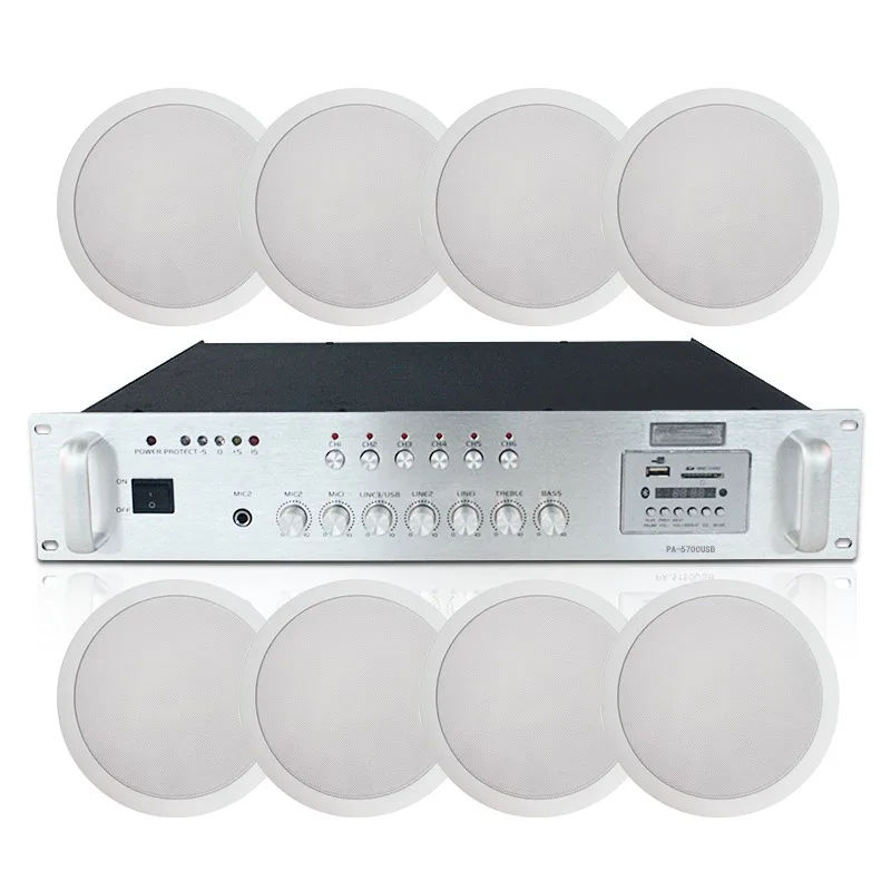803 4 Inch 8*60W High Fidelity Powerful BT Wireless Ceiling Speaker Sets Sound System for Church Speaker
803 4 Inch 8*60W High Fidelity Powerful BT Wireless Ceiling Speaker Sets Sound System for Church Speaker
