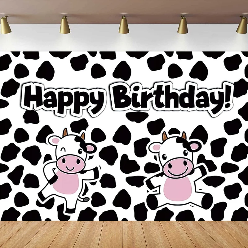 Photography Backdrop Cartoon Cow Banner For Child Girl Boy Happy Birthday Party Decoration Background Portrait Shooting Poster
Photography Backdrop Cartoon Cow Banner For Child Girl Boy Happy Birthday Party Decoration Background Portrait Shooting Poster