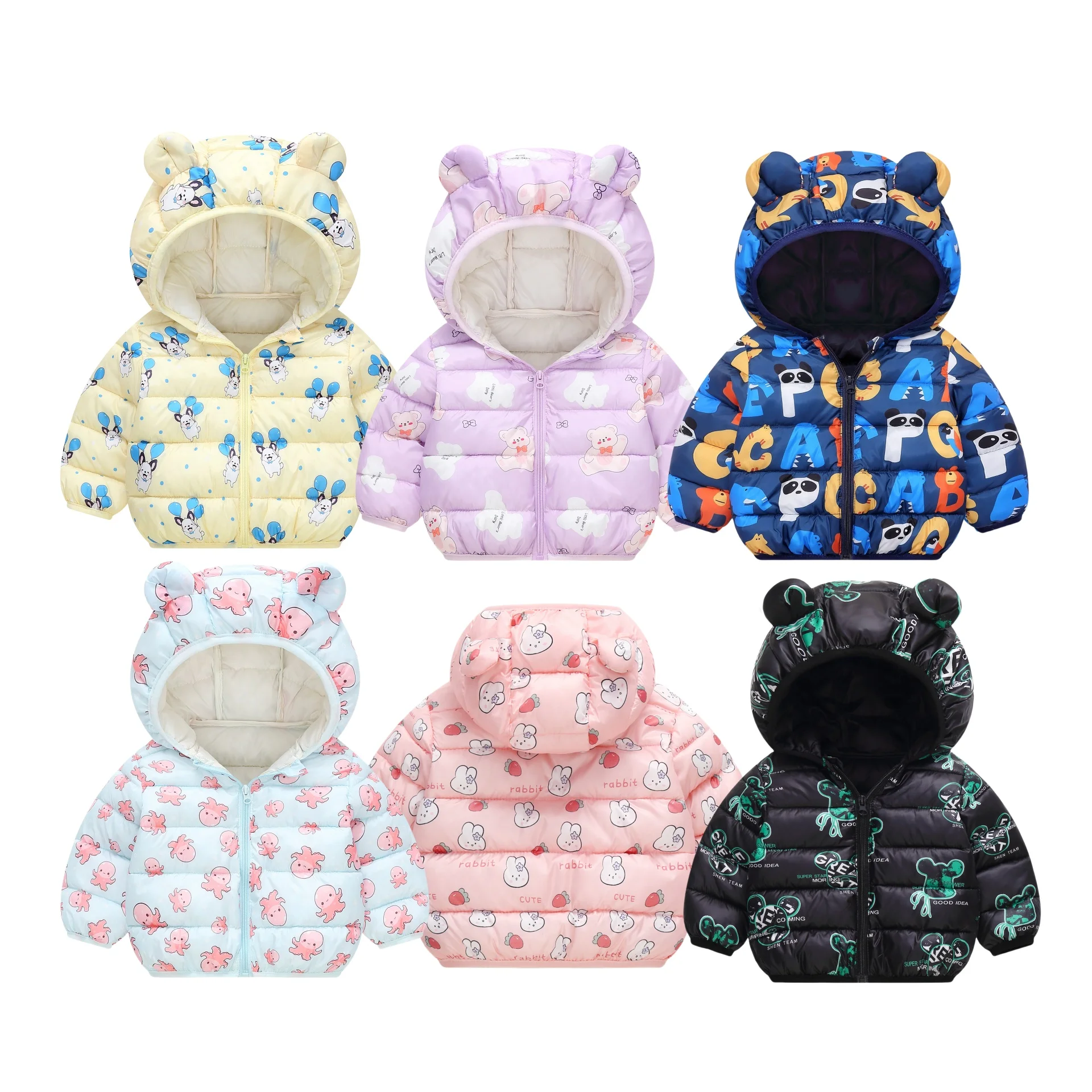 New Autumn Winter Coats Children Cartoon Cotton Down Jacket Kids Cute Casual Fashion Outerwear Boys Girls Print Clothing
New Autumn Winter Coats Children Cartoon Cotton Down Jacket Kids Cute Casual Fashion Outerwear Boys Girls Print Clothing