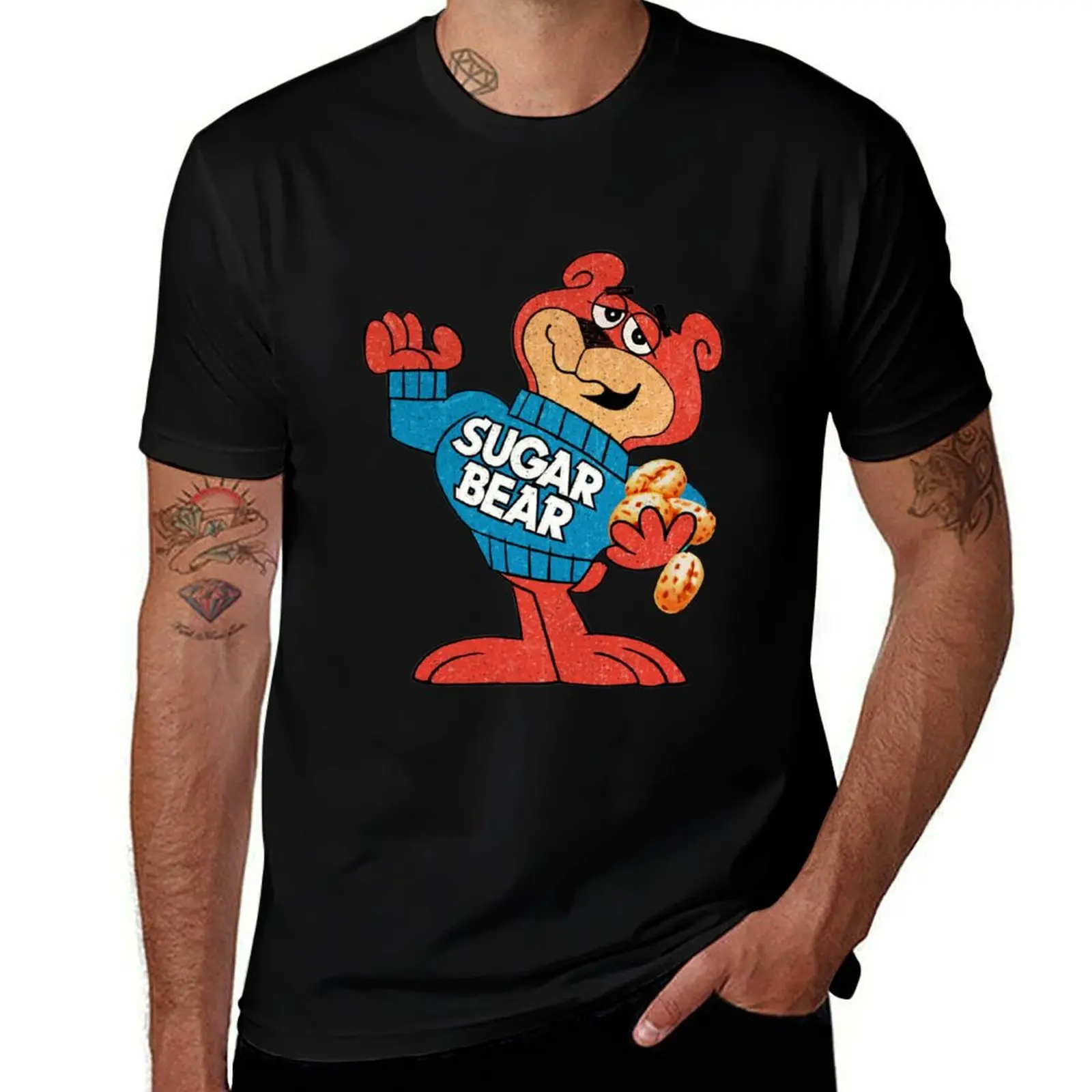Classic Sugar Bear Super Sugar Crisp Cereal Bear Mascot Character T-Shirt cotton tshirt 100% T-Shirt
Classic Sugar Bear Super Sugar Crisp Cereal Bear Mascot Character T-Shirt cotton tshirt 100% T-Shirt