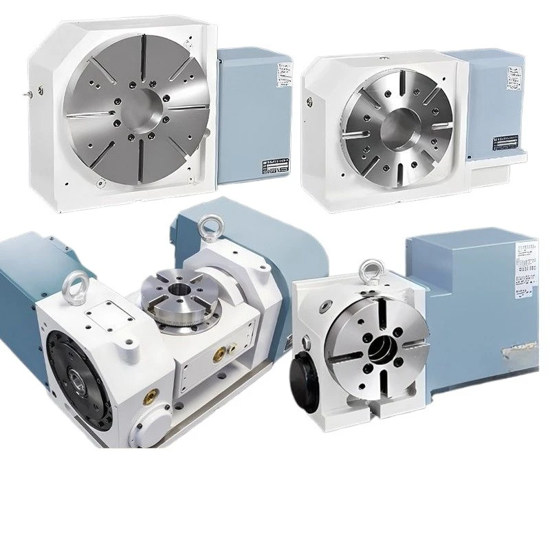 CNC machining center four-axis indexing head cradle type five-axis turntable high-precision numerical control indexing
CNC machining center four-axis indexing head cradle type five-axis turntable high-precision numerical control indexing