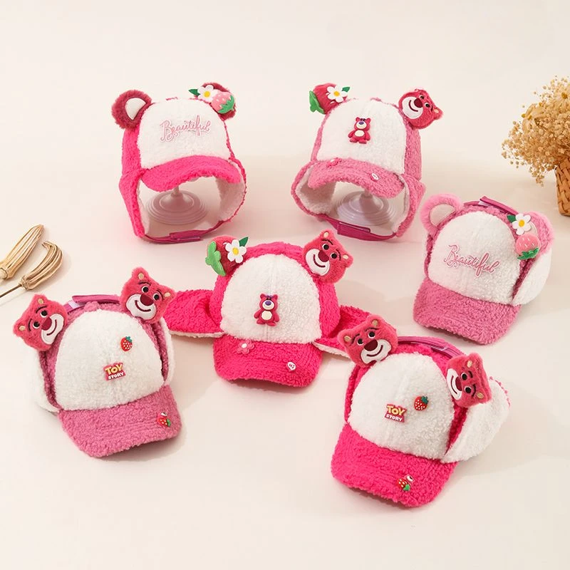 Disney Lotso осенне-зимняя креативная бейсболка с героями мультфильмов, анимационная периферийная защита ушей, защита от холодного солнца, шляпа, подарок
Disney Lotso осенне-зимняя креативная бейсболка с героями мультфильмов, анимационная периферийная защита ушей, защита от холодного солнца, шляпа, подарок