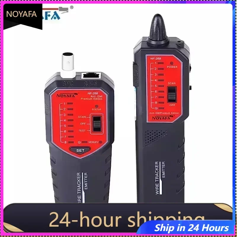 English version NOYAFA NF-268 Wire Network Telephone Cable Tester with Anti-jamming for RJ45 RJ11
English version NOYAFA NF-268 Wire Network Telephone Cable Tester with Anti-jamming for RJ45 RJ11