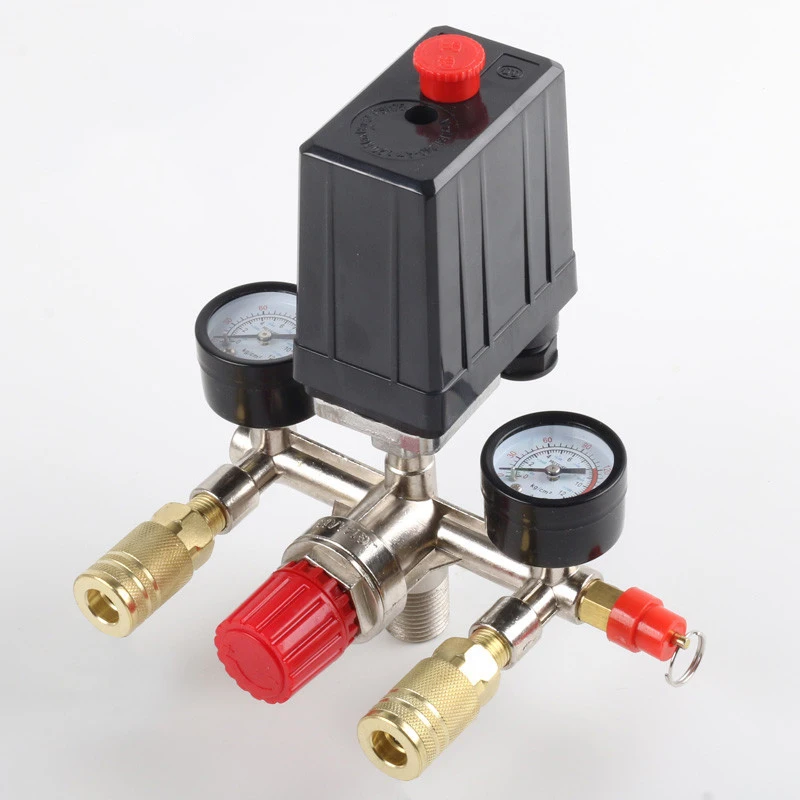 1set Air Compressor Pressure Assembly Bracket Automatic Pressure Switch Outlet Regulator American Quick Connect
1set Air Compressor Pressure Assembly Bracket Automatic Pressure Switch Outlet Regulator American Quick Connect