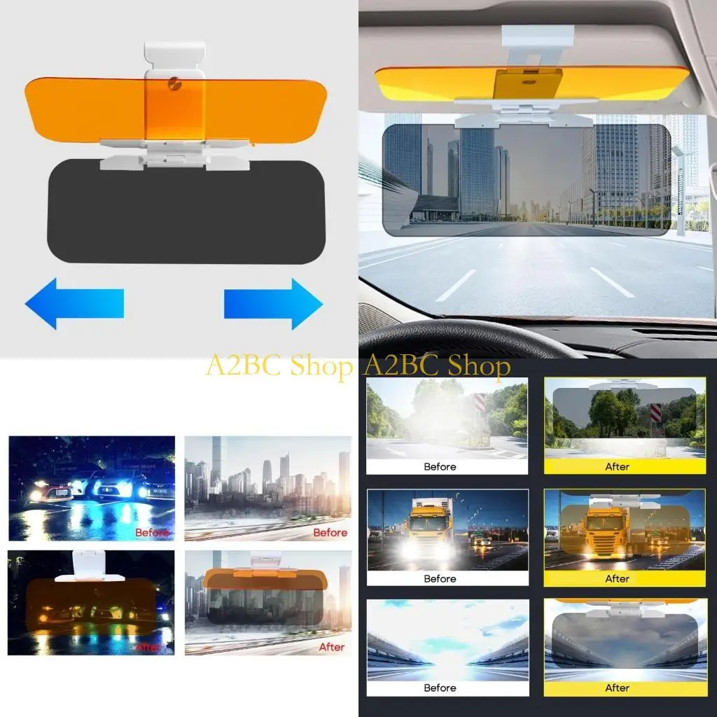 A2BC Upgraded Car Sun Visor Day-&Night- AntiGlare Visor 2 in 1 Polarized Sun Visor
A2BC Upgraded Car Sun Visor Day-&Night- AntiGlare Visor 2 in 1 Polarized Sun Visor