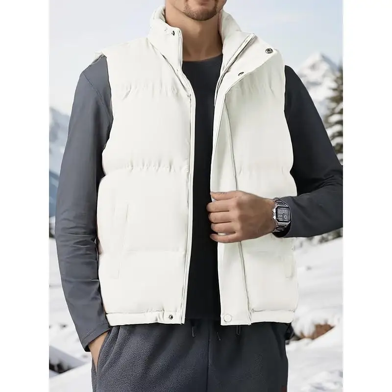 Warm Stand Collar Cotton Vest Unisex Stylish Fashionable Lightweight Breathable Comfortable All Season Vest for Men And Women
Warm Stand Collar Cotton Vest Unisex Stylish Fashionable Lightweight Breathable Comfortable All Season Vest for Men And Women
