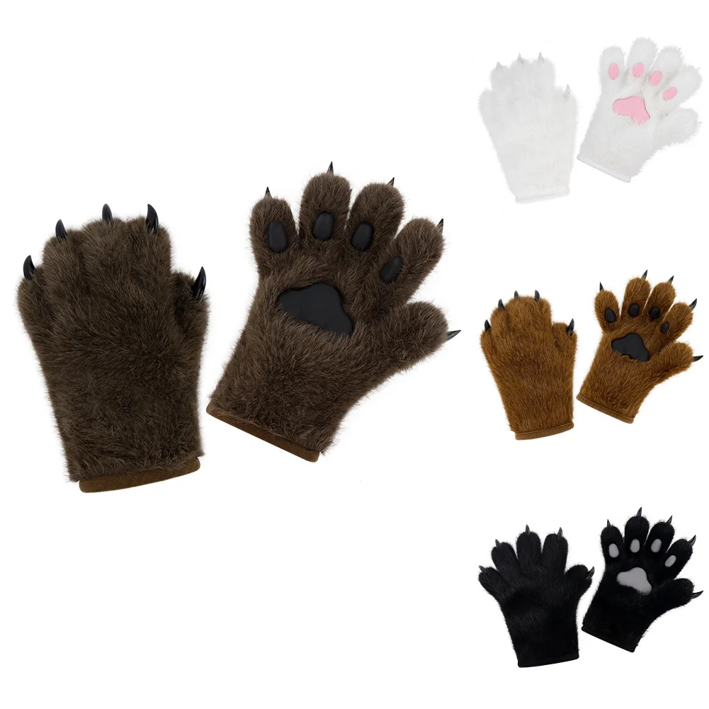 Реквизит для конвенции косплея, имитация коготь зверя, плюшевая подушечка для лап, перчатки с кошачьей лапой, мультяшные кошачьи когти ручной работы, черный, белый, темно-коричневый
Реквизит для конвенции косплея, имитация коготь зверя, плюшевая подушечка для лап, перчатки с кошачьей лапой, мультяшные кошачьи когти ручной работы, черный, белый, темно-коричневый
