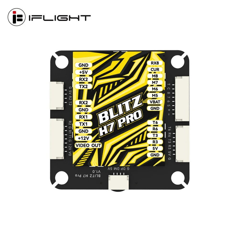 IFligh BLITZ H7 Pro Flight Controller 4-12S STM32H743 with OSD Baro Blackbox Supported IRC Tramp VTX for RC Drone
IFligh BLITZ H7 Pro Flight Controller 4-12S STM32H743 with OSD Baro Blackbox Supported IRC Tramp VTX for RC Drone