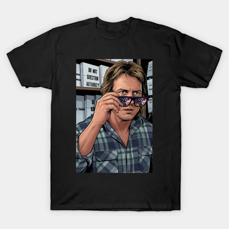 0529 Retro Sic-Fi They Live 1988 Gift T Shirt John Carpenter Vintage Horror movie Alien film Graphic clothes US Size Tee S-6XL
0529 Retro Sic-Fi They Live 1988 Gift T Shirt John Carpenter Vintage Horror movie Alien film Graphic clothes US Size Tee S-6XL