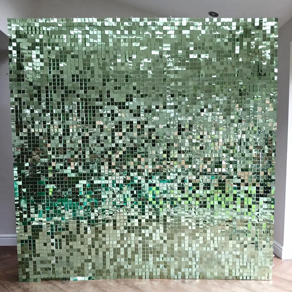Light Green Shimmer Backdrop Panels 12/18/24pcs Willow Green Glitter Sequin Wall Panel for St. Patrick's Day Birthday Party Deco
Light Green Shimmer Backdrop Panels 12/18/24pcs Willow Green Glitter Sequin Wall Panel for St. Patrick's Day Birthday Party Deco