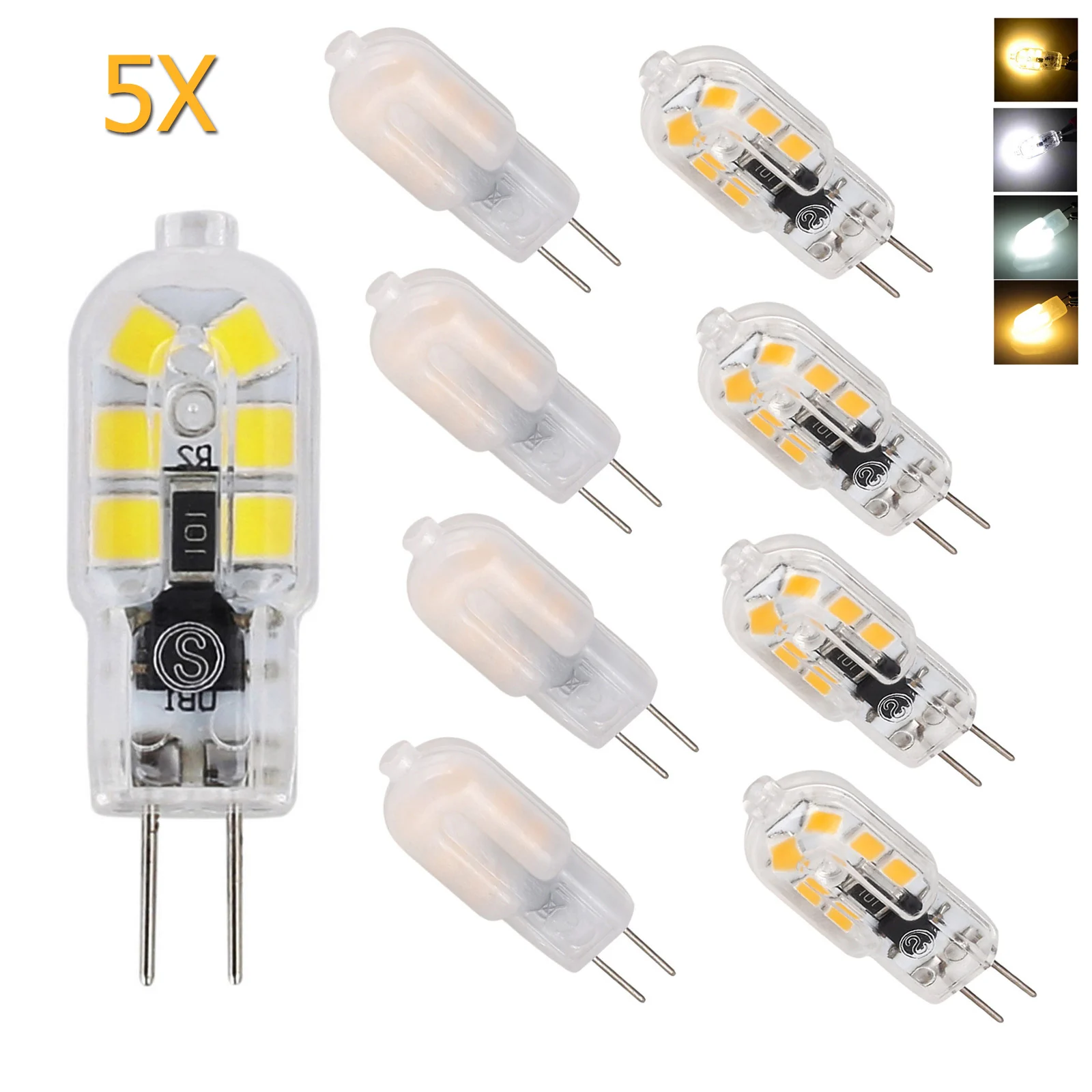 5PCS G4 светодиодные лампы ясные/молочные белые оболочки Smd2835 кукурузная лампа силиконовая лампа 220в свет 3в теплый белый 12в небольшие огни энергосбережения
5PCS G4 светодиодные лампы ясные/молочные белые оболочки Smd2835 кукурузная лампа силиконовая лампа 220в свет 3в теплый белый 12в небольшие огни энергосбережения