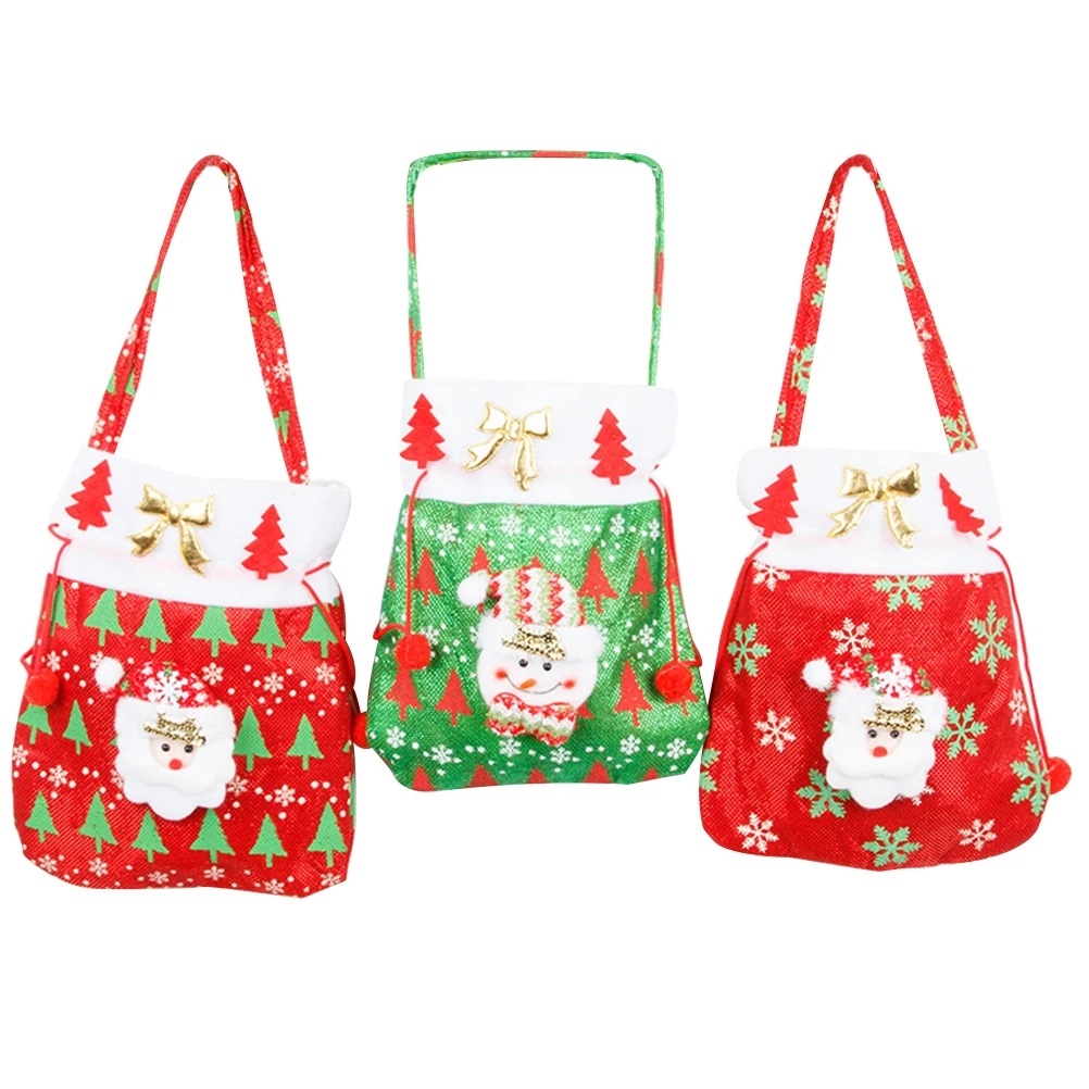 3 Pcs Cloth Tote C y Christmas Gift Bags Birthday Presents Packaging Pouch Decorative Lovely Christmas Holder H bags
3 Pcs Cloth Tote C y Christmas Gift Bags Birthday Presents Packaging Pouch Decorative Lovely Christmas Holder H bags