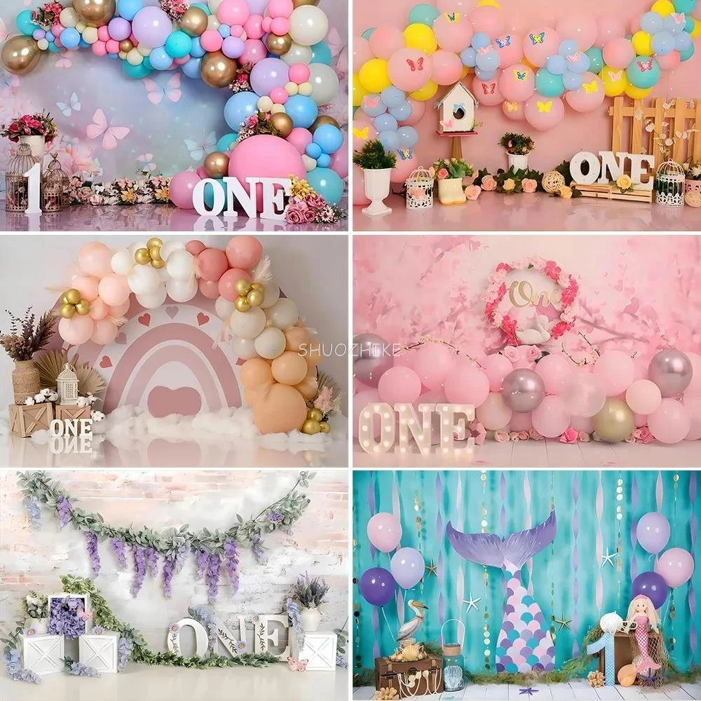 Newborn Baby 1st Birthday Party Backdrop Balloon Flowers Bohemian Cake Table Decor Photography Background Photo Props
Newborn Baby 1st Birthday Party Backdrop Balloon Flowers Bohemian Cake Table Decor Photography Background Photo Props