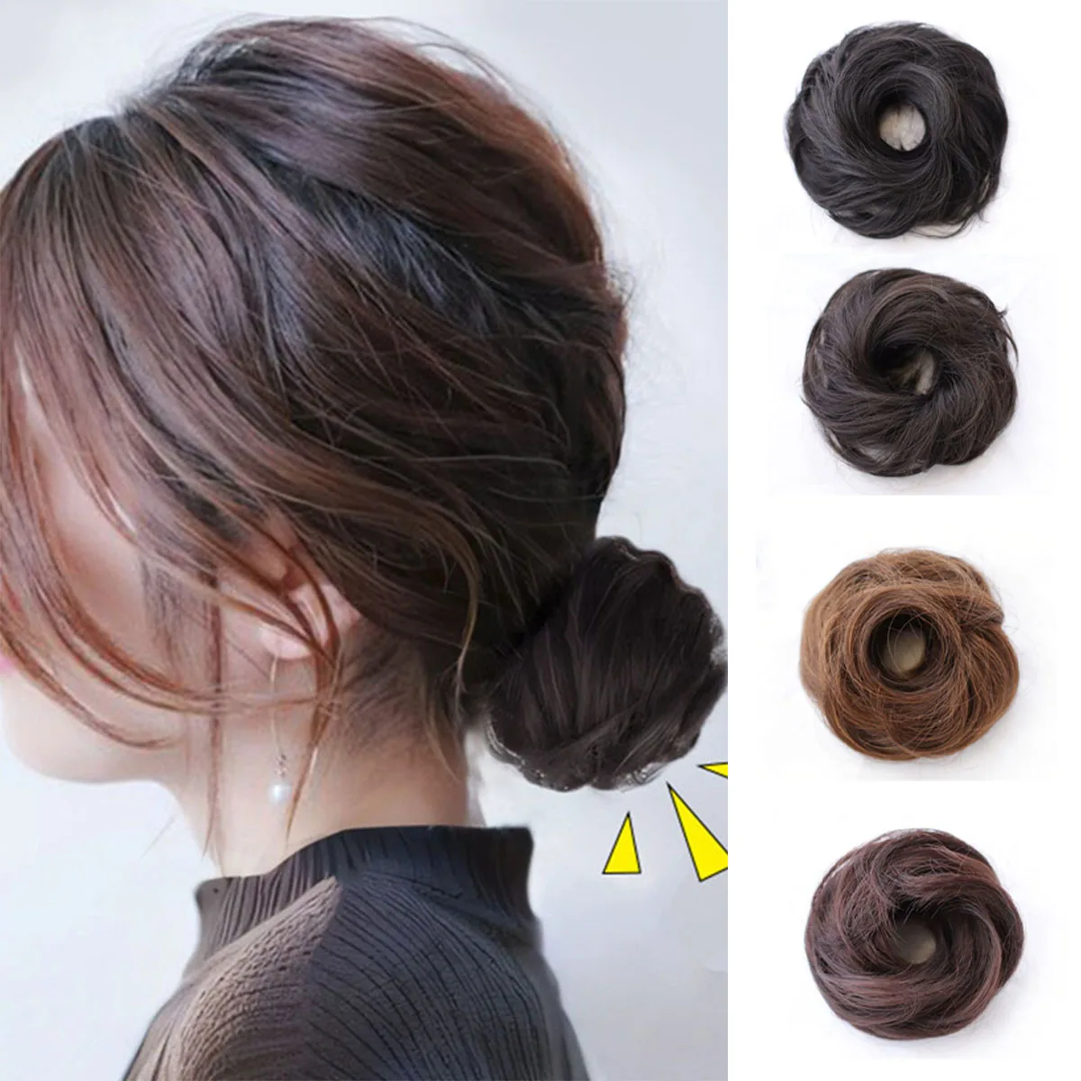 Synthetic 2PCS wig ring fluffy ball head female fashion lazy ball head elegant straight hair temperament hair accessories
Synthetic 2PCS wig ring fluffy ball head female fashion lazy ball head elegant straight hair temperament hair accessories