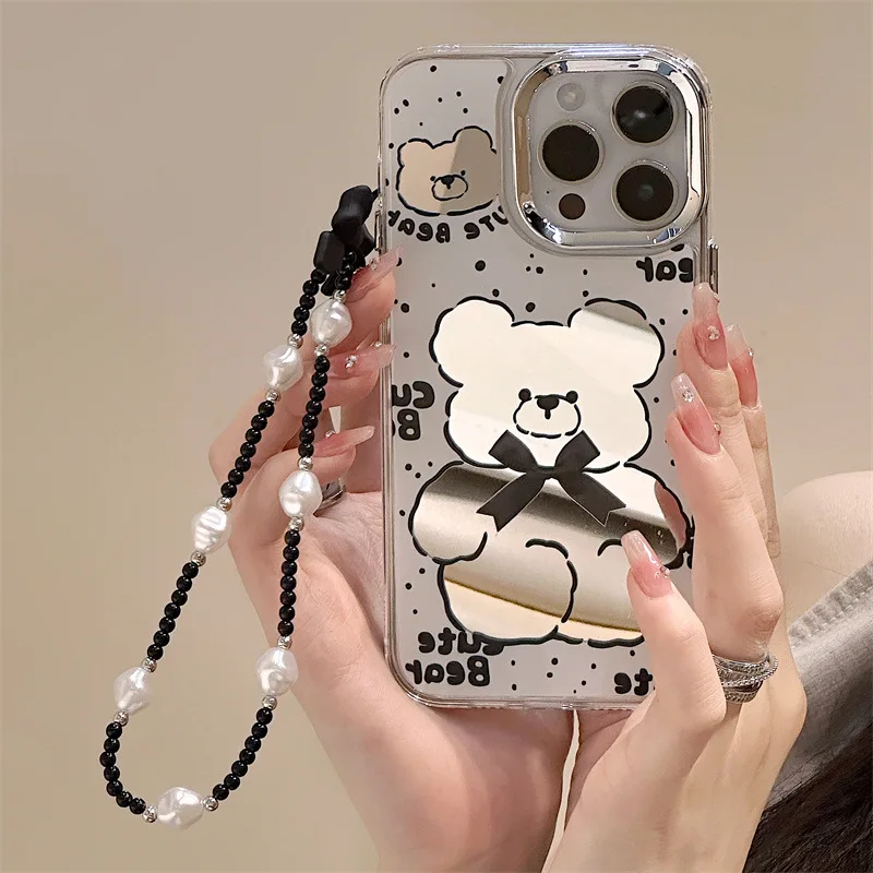 Teddy Bear Circular Dots Mirror Film Phone Case for IPhone 16 15 14 11 12 13 Mini Pro XS Max Cover 6 7 8 Plus X XR SE Soft Case
Teddy Bear Circular Dots Mirror Film Phone Case for IPhone 16 15 14 11 12 13 Mini Pro XS Max Cover 6 7 8 Plus X XR SE Soft Case