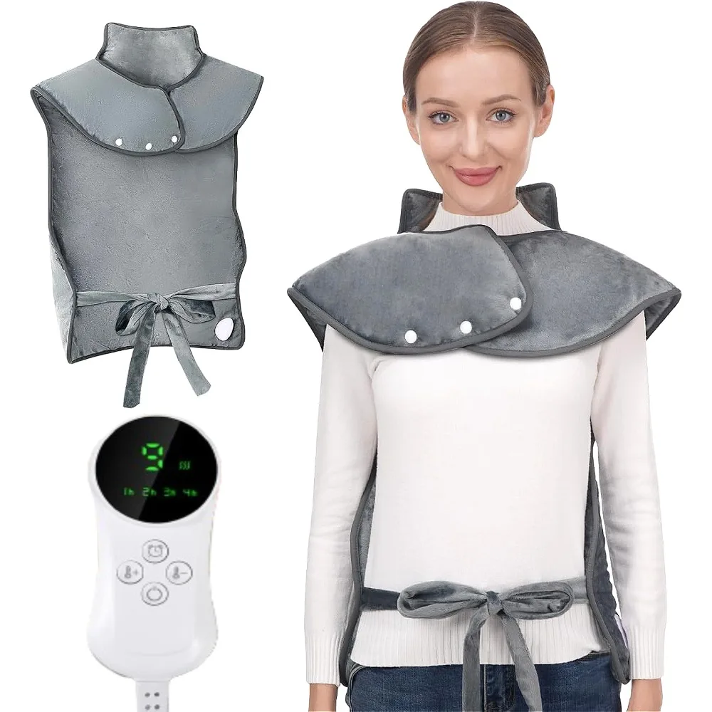 Умная грелка-накидка для всего тела с горячим компрессом, большая, 9 режимов регулировки температуры, универсальная электрическая грелка для шеи и плеч, зимний теплый подарок
Умная грелка-накидка для всего тела с горячим компрессом, большая, 9 режимов регулировки температуры, универсальная электрическая грелка для шеи и плеч, зимний теплый подарок