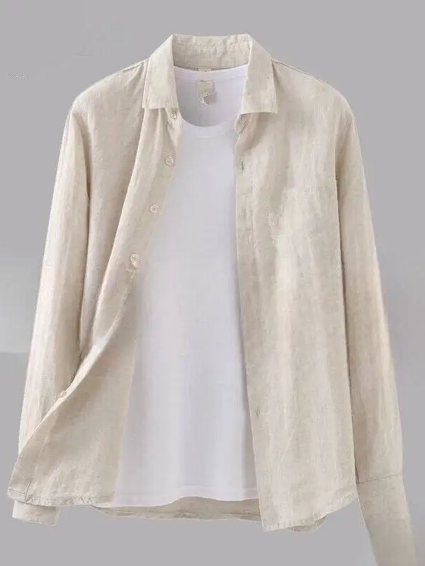 Loose Fit Linen Cotton Casual Shirt Long Sleeve Spring Autumn Men's Fashionable Versatile Clothing Comfortable Breathable Cit...
Loose Fit Linen Cotton Casual Shirt Long Sleeve Spring Autumn Men's Fashionable Versatile Clothing Comfortable Breathable Cit...