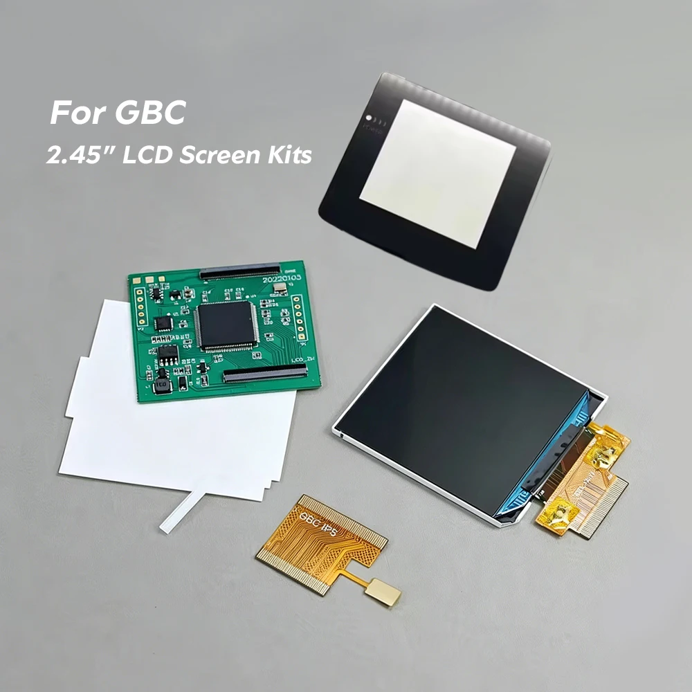 New 2.45 GBC IPS High Brightness LCD Screen Original Size for Gameboy Color GBC LCD.No Need To Cut The Shell
New 2.45 GBC IPS High Brightness LCD Screen Original Size for Gameboy Color GBC LCD.No Need To Cut The Shell