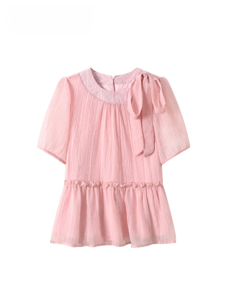 CaraCLUB plus Size Women's Summer New Loose Fashion round Neck Short Sleeve Shirt Big Sister Style Polyester Elastic Fiber
CaraCLUB plus Size Women's Summer New Loose Fashion round Neck Short Sleeve Shirt Big Sister Style Polyester Elastic Fiber