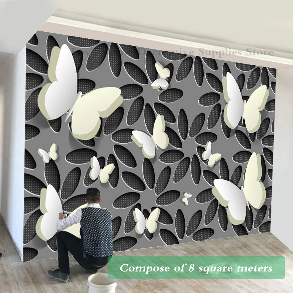 3D Butterfly Modern Design Canvas Photo Wallpaper Geometric Contact Wall Paper Stereovision Room Decoration Living Room Bedroom
3D Butterfly Modern Design Canvas Photo Wallpaper Geometric Contact Wall Paper Stereovision Room Decoration Living Room Bedroom