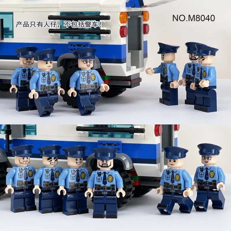 Police M8040city professional minifigures small particles blue doll Meigao children's building block toys cross-border wholesale
Police M8040city professional minifigures small particles blue doll Meigao children's building block toys cross-border wholesale