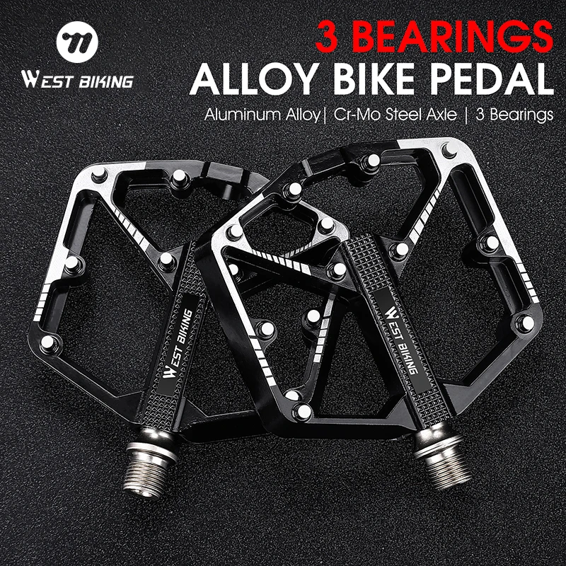 WEST BIKING Bicycle Pedals Sealed DU Bearing Nonslip Pedal Mountain Road Bike Cycling Alloy Platform MTB Pedal Cycling Parts
WEST BIKING Bicycle Pedals Sealed DU Bearing Nonslip Pedal Mountain Road Bike Cycling Alloy Platform MTB Pedal Cycling Parts