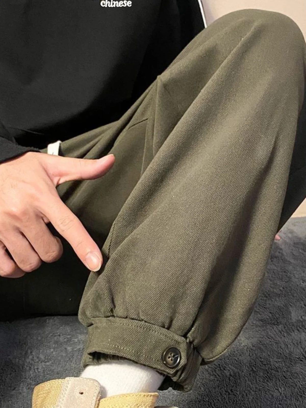 Khaki Workwear Pants Men's Trendy Vintage Wear-Resistant Cuffed Casual Long Pants Autumn Winter Large Size Youth Faion Brand
Khaki Workwear Pants Men's Trendy Vintage Wear-Resistant Cuffed Casual Long Pants Autumn Winter Large Size Youth Faion Brand