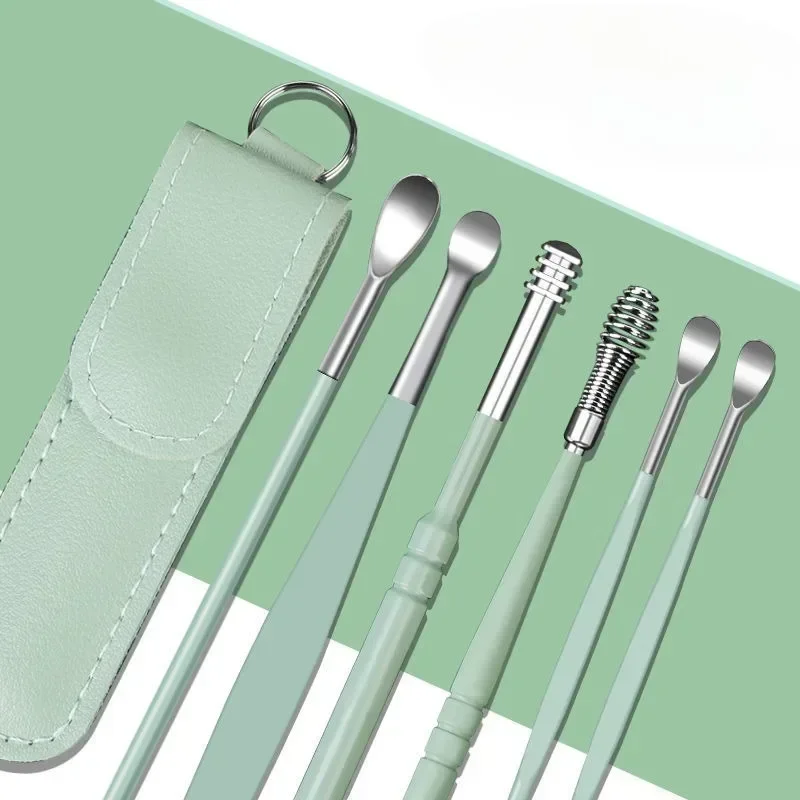Stainless Steel Earpick Ear Cleaner Spoon Ear pick Ear Wax Removal Tool Kit Ear Spoon Care for Baby Adults Ear Care Set
Stainless Steel Earpick Ear Cleaner Spoon Ear pick Ear Wax Removal Tool Kit Ear Spoon Care for Baby Adults Ear Care Set