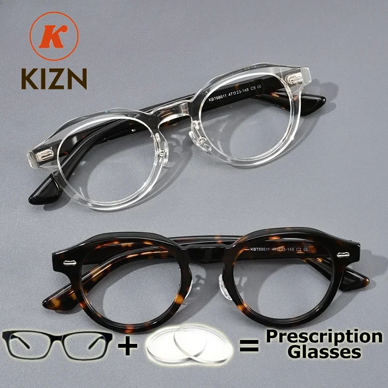 Очки KIZN с круглой оптической оправой, прогрессивные мультифокальные, с широким полем зрения, без диоптрий, для мужчин и женщин, при близорукости
Очки KIZN с круглой оптической оправой, прогрессивные мультифокальные, с широким полем зрения, без диоптрий, для мужчин и женщин, при близорукости