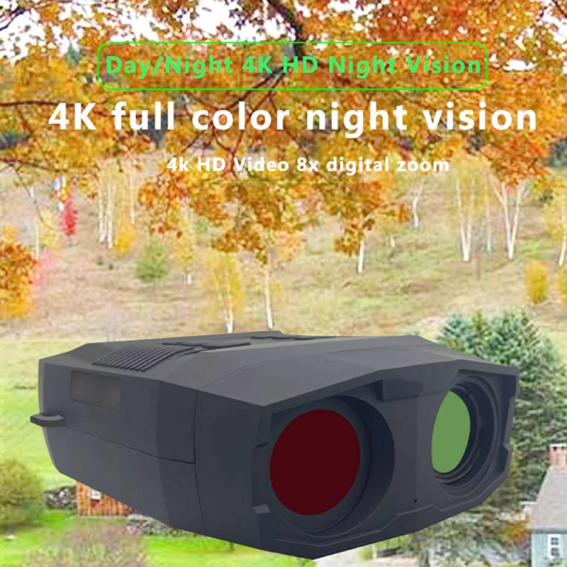 NV6000 HD Infrared Night Vision 4K Low Light Level Full Color All Black 600 Meters Outdoor Binocular Night Vision Telescope
NV6000 HD Infrared Night Vision 4K Low Light Level Full Color All Black 600 Meters Outdoor Binocular Night Vision Telescope