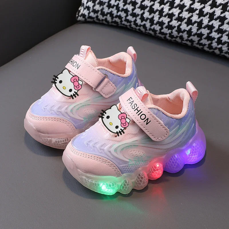 New Boy LED Casual Shoes girl Soft-soled Toddler Shoes Sanrio hello kitty lights up children sports shoes Spring Autumn Sneakers
New Boy LED Casual Shoes girl Soft-soled Toddler Shoes Sanrio hello kitty lights up children sports shoes Spring Autumn Sneakers