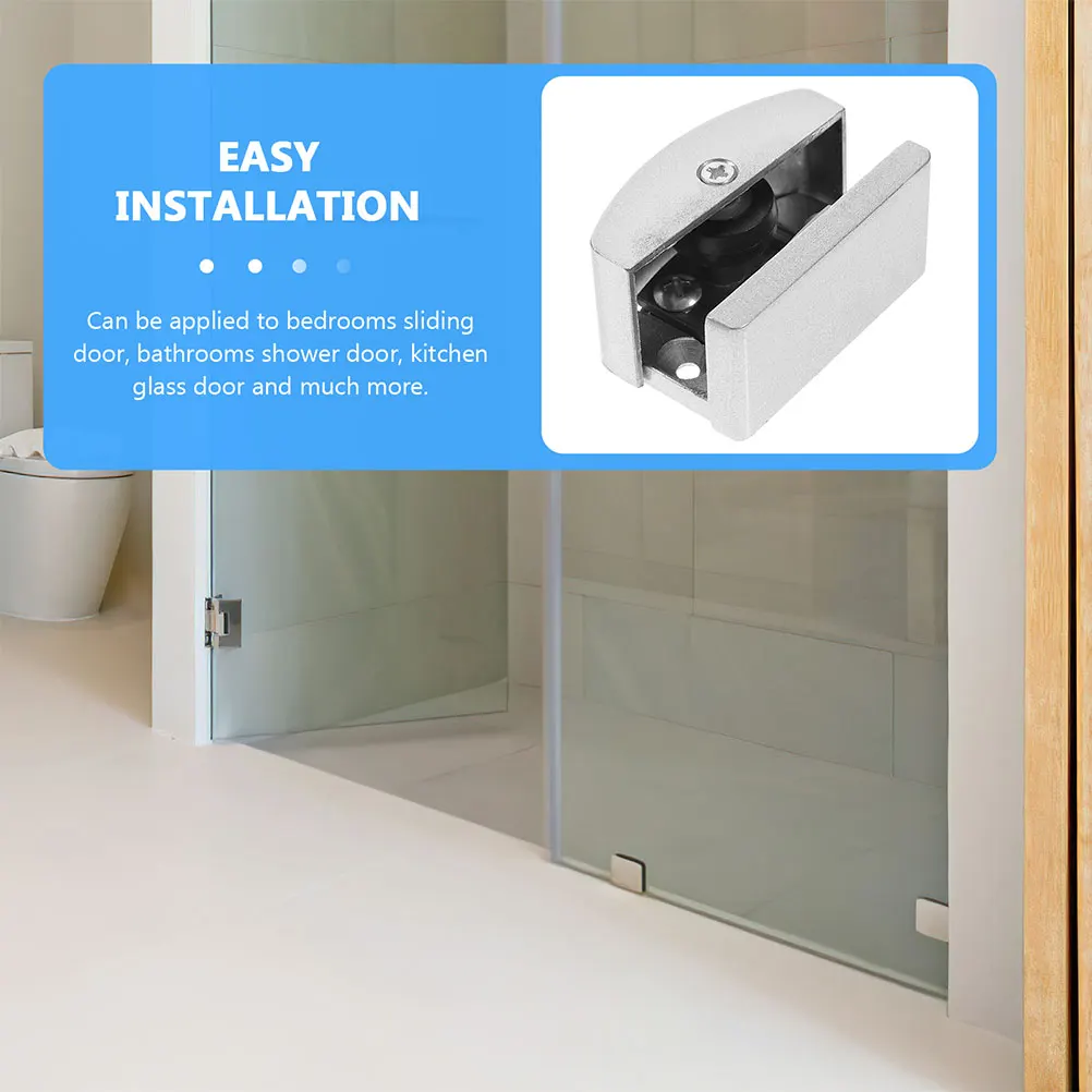 2 Pcs Limiter Stopper Bath Tub Door Bottom Guide Shower Doors Sliding Folding Component Aluminum Track Barn Floor 
2 Pcs Limiter Stopper Bath Tub Door Bottom Guide Shower Doors Sliding Folding Component Aluminum Track Barn Floor