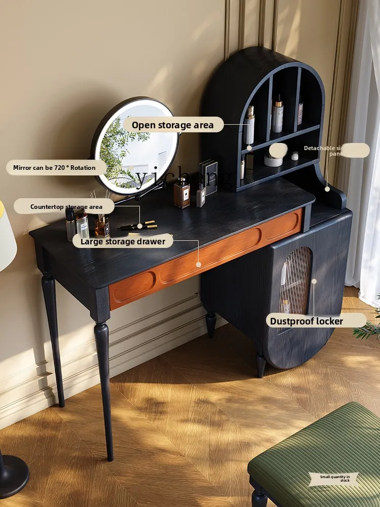 YXY Dressing Vintage Master Bedroom Storage Makeup Table Solid Wood Dressing Table with Integrated Chest of Drawers
YXY Dressing Vintage Master Bedroom Storage Makeup Table Solid Wood Dressing Table with Integrated Chest of Drawers