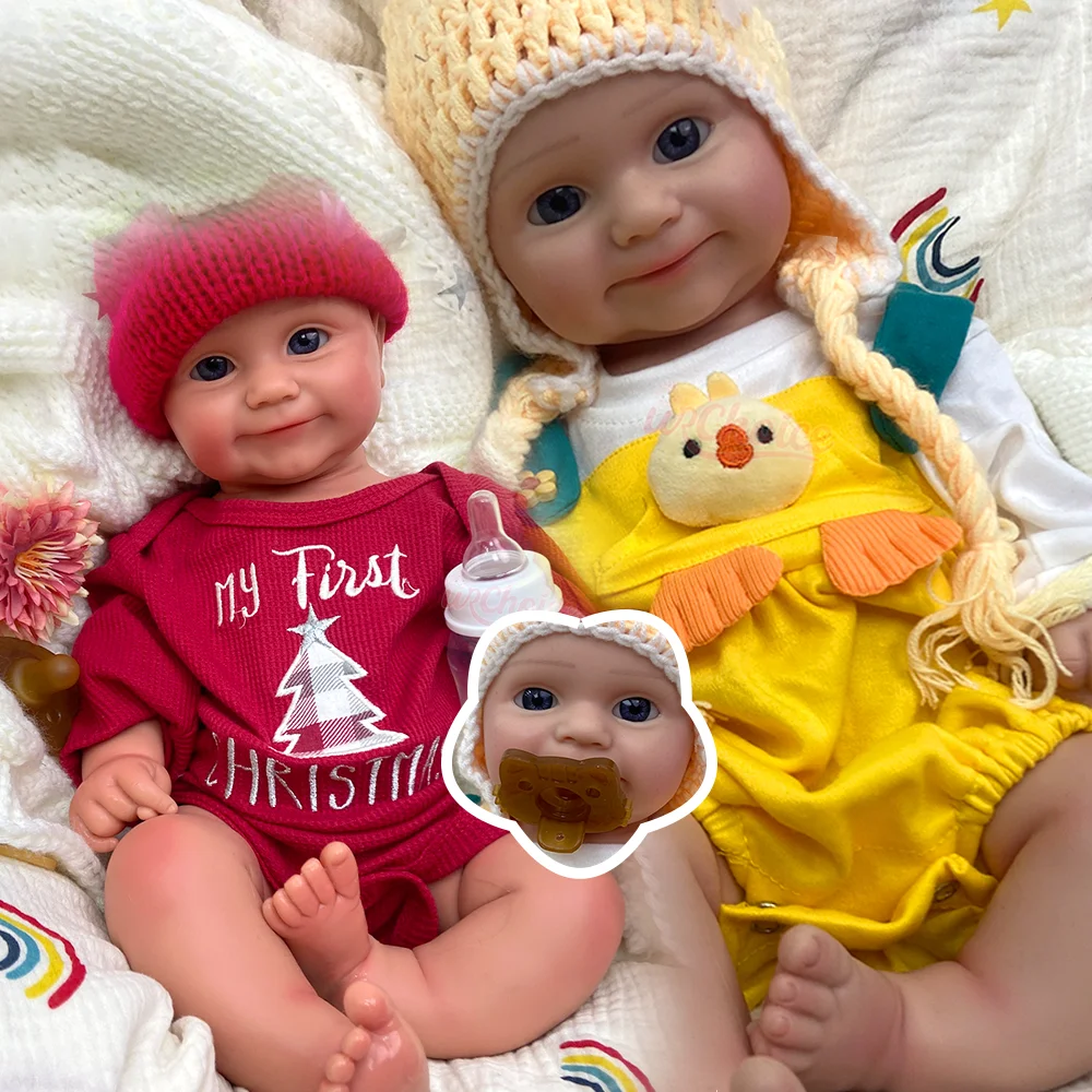 Lifelike 20" Silicone Reborn Baby Doll 8Lbs Weighted Reborn Bebe Girl Open Mouth & Washable Silicone Doll Lifelike Newborn Doll
Lifelike 20" Silicone Reborn Baby Doll 8Lbs Weighted Reborn Bebe Girl Open Mouth & Washable Silicone Doll Lifelike Newborn Doll