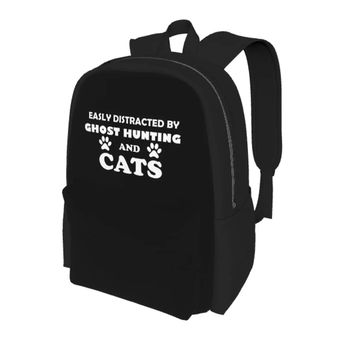 Easily Distracted By Ghost Hunting And Cats Backpack School Bag Hiking Travel Daypack for Boys Girls Bookbag Shoulder Bags
Easily Distracted By Ghost Hunting And Cats Backpack School Bag Hiking Travel Daypack for Boys Girls Bookbag Shoulder Bags