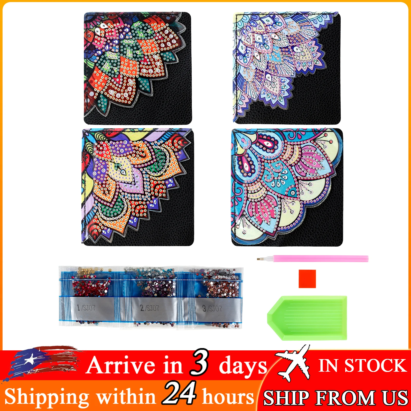 4Set Diamond Painting Corner Bookmarks Kit DIY Diamond Art Bookmarks PU Diamond Bookmarks Crafts Exquisite Diamond Page Book
4Set Diamond Painting Corner Bookmarks Kit DIY Diamond Art Bookmarks PU Diamond Bookmarks Crafts Exquisite Diamond Page Book