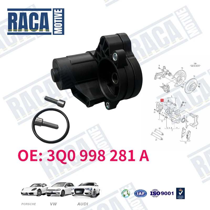 For VW Golf Touran Passat Tiguan Audi A3 Q2 TT Right Rear Handbrake Calliper Motor Servo Motor 3Q0998281A 8V0998281A 5QD998281A
For VW Golf Touran Passat Tiguan Audi A3 Q2 TT Right Rear Handbrake Calliper Motor Servo Motor 3Q0998281A 8V0998281A 5QD998281A