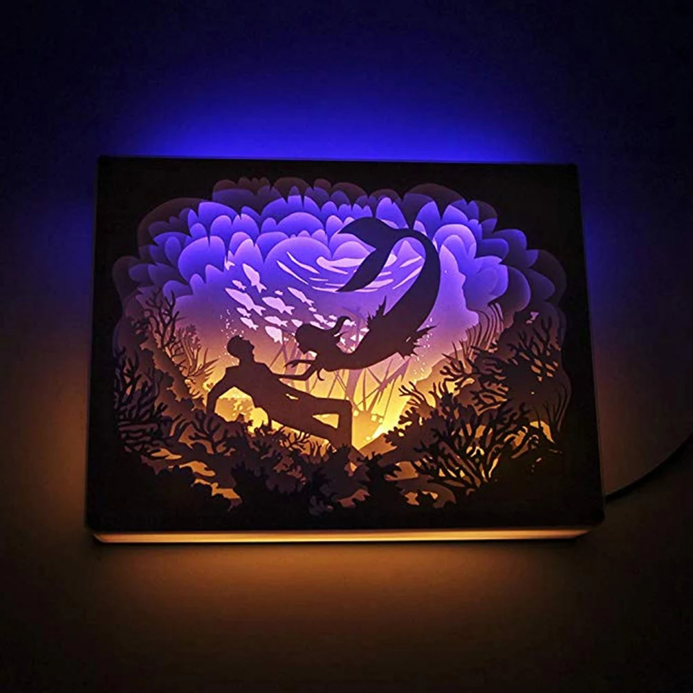 3D Paper cut LED Light Lamp Night Finished Product Valentine Baby Bedroom Living Room Nursery Table Lamps Mood Lights Gift
3D Paper cut LED Light Lamp Night Finished Product Valentine Baby Bedroom Living Room Nursery Table Lamps Mood Lights Gift