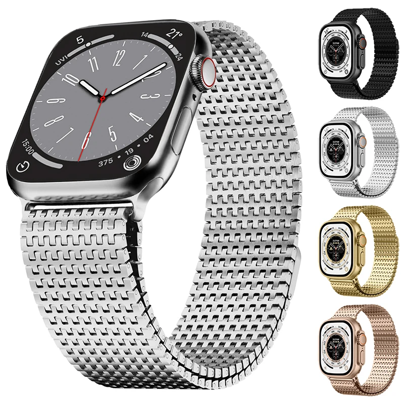 Магнитный ремешок для Apple Watch Ultra 2 49 мм, браслет из нержавеющей стали для iWatch 10 9 8 7 6 5 46 мм 45 мм 41 мм 44 мм 42 мм 40 мм
Магнитный ремешок для Apple Watch Ultra 2 49 мм, браслет из нержавеющей стали для iWatch 10 9 8 7 6 5 46 мм 45 мм 41 мм 44 мм 42 мм 40 мм