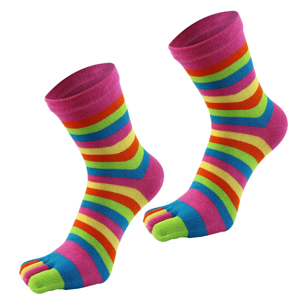 Five Toe Pure Cotton Comfortable Soft Fit Women Striped Tube Socks Running Socks Sportswear Casual Wear Warm Gifts
Five Toe Pure Cotton Comfortable Soft Fit Women Striped Tube Socks Running Socks Sportswear Casual Wear Warm Gifts