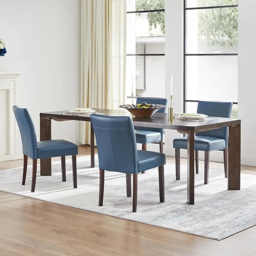 Set of 4 Upholstered Dining Chairs with Leather Arms, Solid Wood Legs, Suitable for Dining Room, Kitchen, Living Room, Restauran
Set of 4 Upholstered Dining Chairs with Leather Arms, Solid Wood Legs, Suitable for Dining Room, Kitchen, Living Room, Restauran