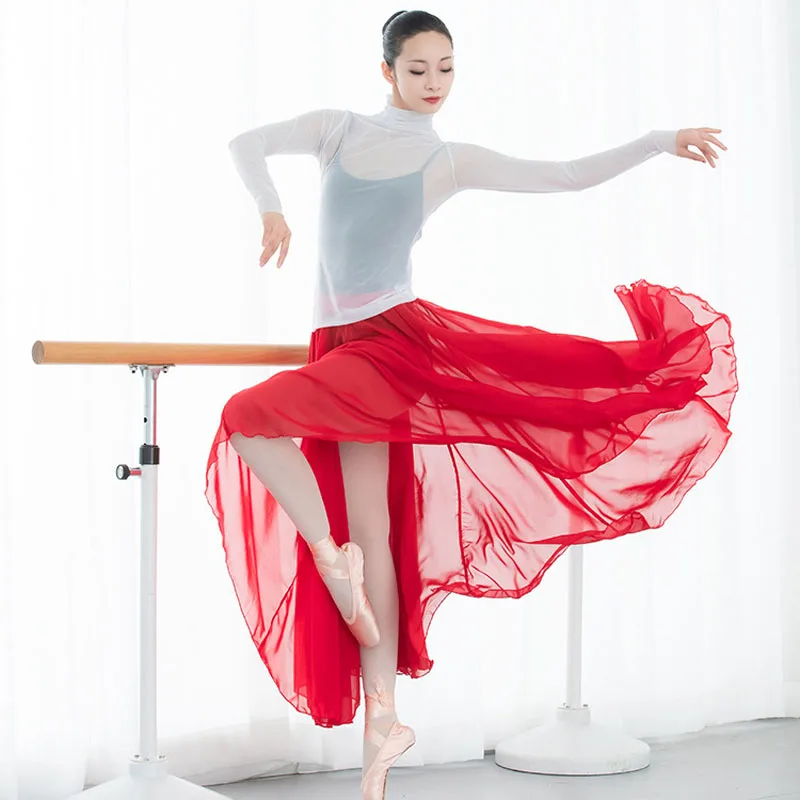 Adults Long Chiffon Ballet Skirt Women Lyrical Soft Ballet Dress Wrap Skirts Ballet Dance Costumes
Adults Long Chiffon Ballet Skirt Women Lyrical Soft Ballet Dress Wrap Skirts Ballet Dance Costumes