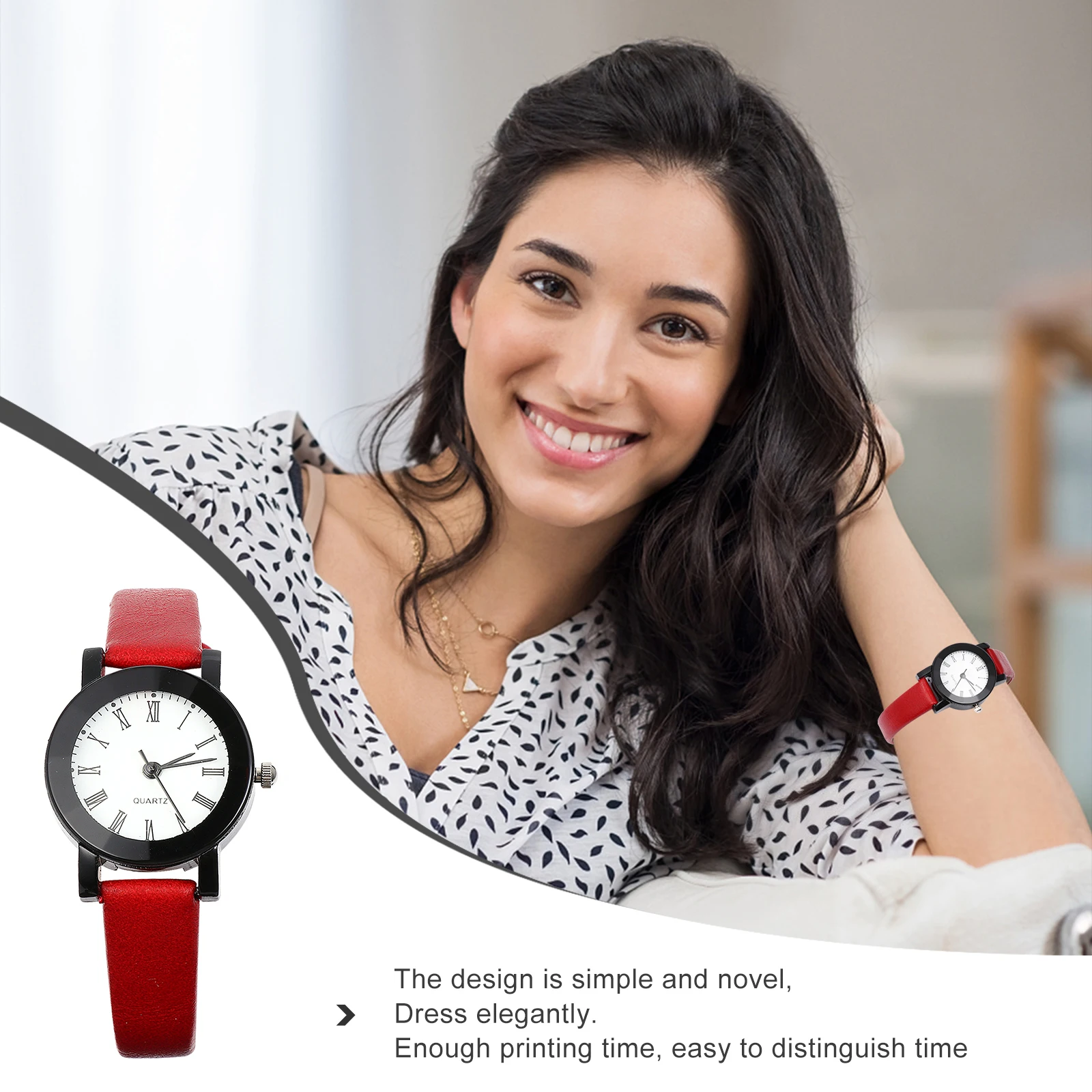 1 Pcs Women Fashionable Quartz Wrist Watch Adjustable Stainless Steel Buckle Elegant Timepiece
1 Pcs Women Fashionable Quartz Wrist Watch Adjustable Stainless Steel Buckle Elegant Timepiece