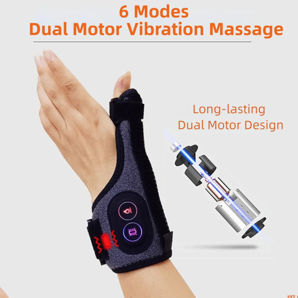 Portable Electric Thumb Wrist Wrap Heated Wrap Wrist Support Thumb Wrist Massage Tape Hot Compress USB Powered
Portable Electric Thumb Wrist Wrap Heated Wrap Wrist Support Thumb Wrist Massage Tape Hot Compress USB Powered