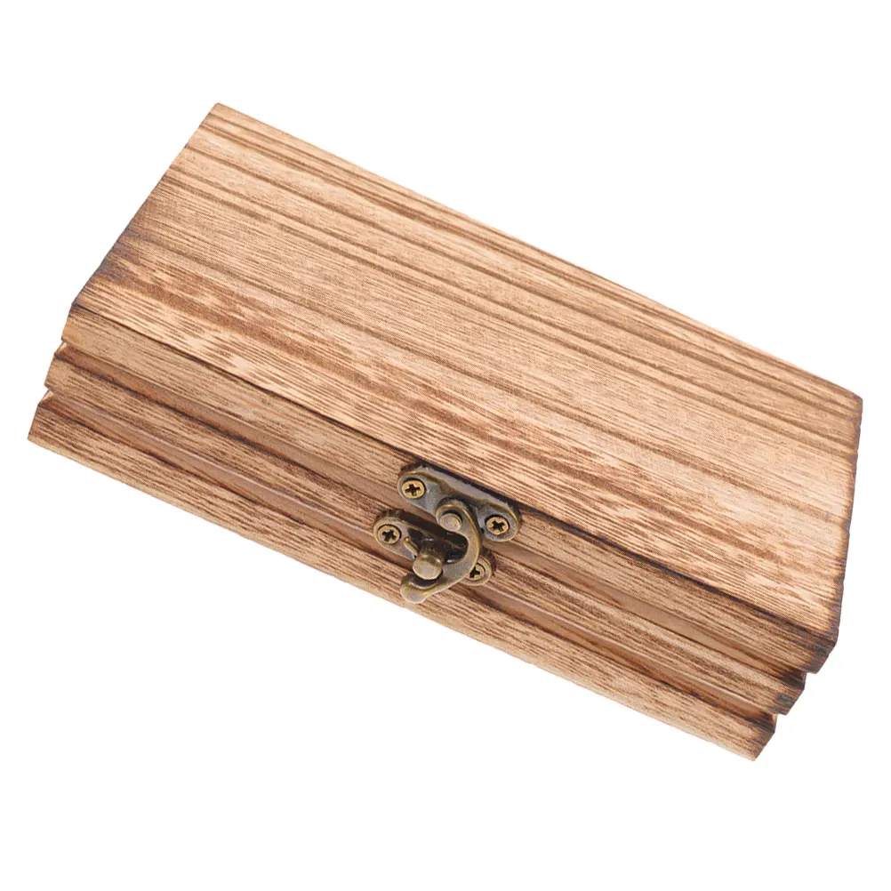 Wooden Storage Box Solid Wood Lidded Crafts Case Container Jewelry Organizer Retro Wooden Box Simple Structure Buckle
Wooden Storage Box Solid Wood Lidded Crafts Case Container Jewelry Organizer Retro Wooden Box Simple Structure Buckle