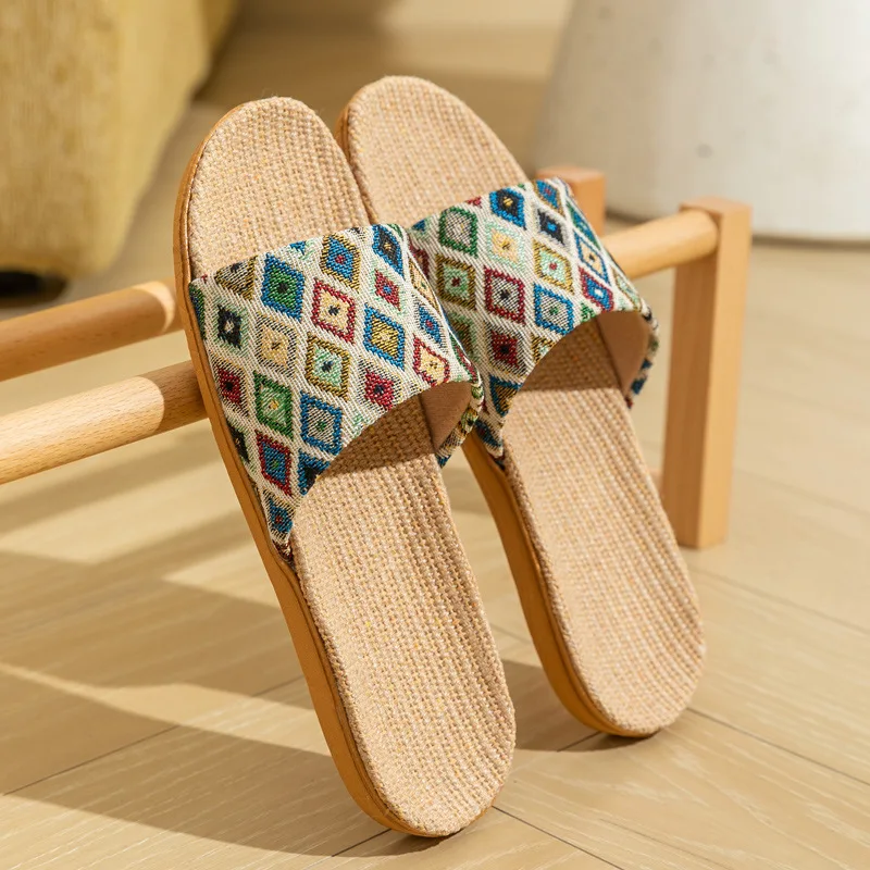 2024 New Arrival Linen Slippers for Women, Summer Home Slides, Soft Anti-Slip Sole, Couple House Indoor Shoes
2024 New Arrival Linen Slippers for Women, Summer Home Slides, Soft Anti-Slip Sole, Couple House Indoor Shoes