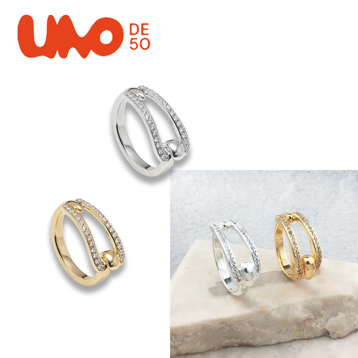 UNODE50 Ring Classic temperament, high-end fashion, versatile personality, exquisite lady attending banquet
UNODE50 Ring Classic temperament, high-end fashion, versatile personality, exquisite lady attending banquet