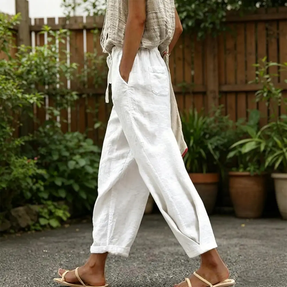 High Waisted Drawstring Pants Women’s High Waisted Wide Leg Pants Adjustable Drawstring Trousers with Pockets Loose Fit Summer
High Waisted Drawstring Pants Women’s High Waisted Wide Leg Pants Adjustable Drawstring Trousers with Pockets Loose Fit Summer