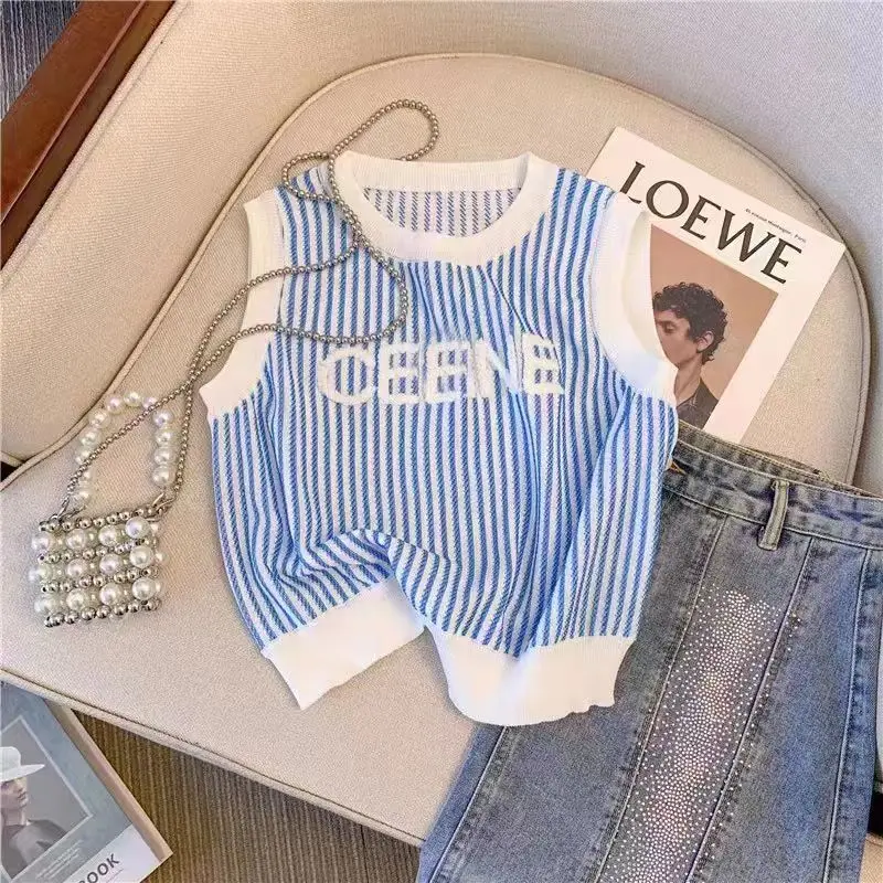 Elegant Fashion Harajuku Slim Fit Female Clothes Loose Casual Sweat All Match Tops Women Korean Version Letter Sleeveless Tanks
Elegant Fashion Harajuku Slim Fit Female Clothes Loose Casual Sweat All Match Tops Women Korean Version Letter Sleeveless Tanks